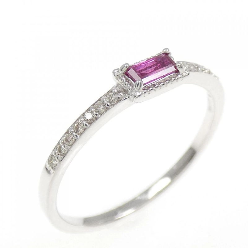 Nhẫn Ruby K18WG 0.12CT 667976
