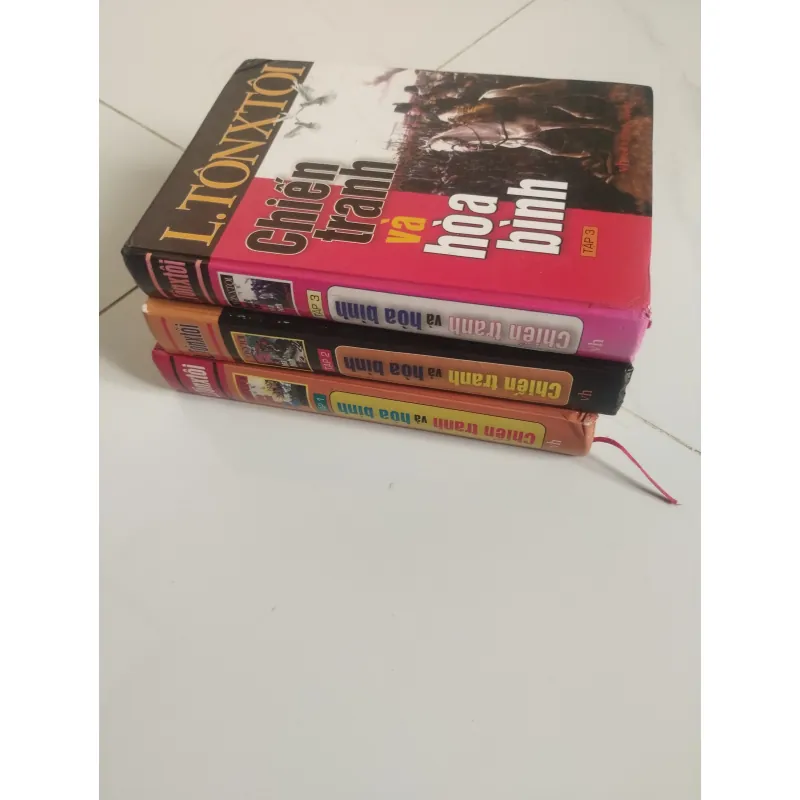 Chiến Tranh và Hòa Bình trọn bộ 3 tập in 700 cuốn 2007 999741