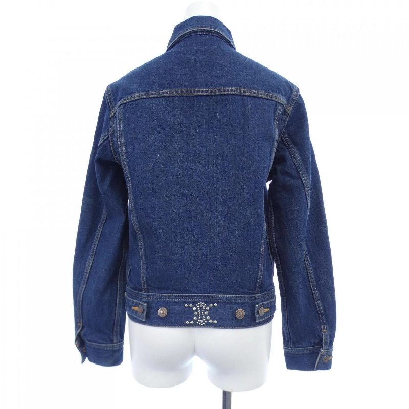 【Mã giảm giá】Áo khoác denim CELINE 637217