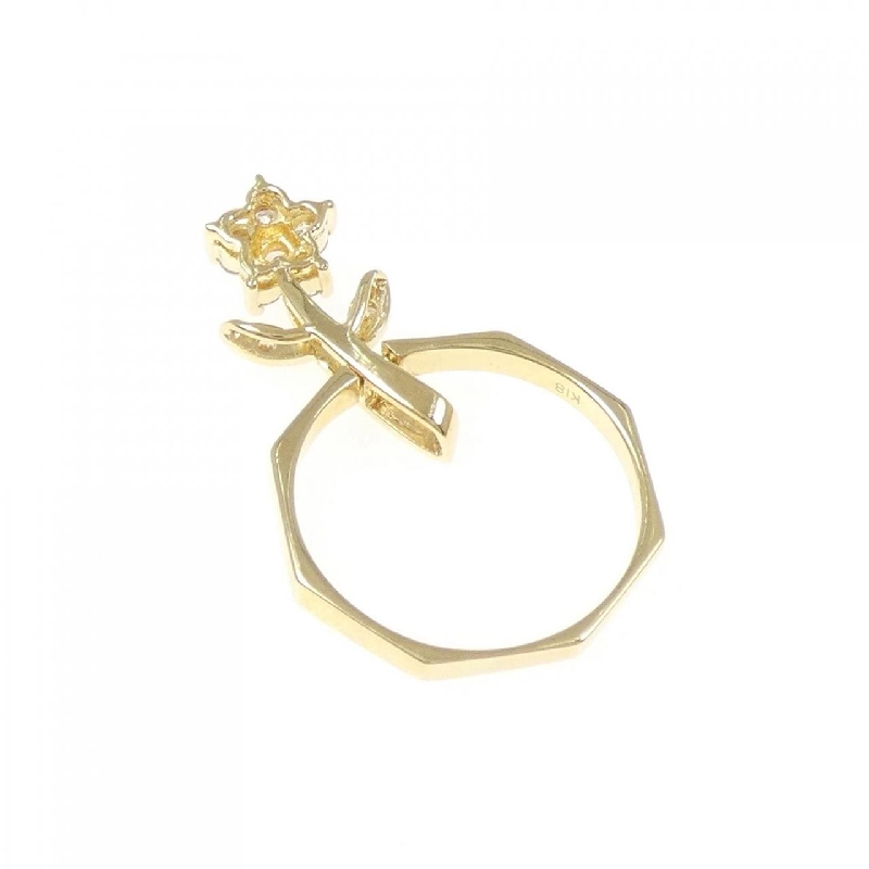 Nhẫn kim cương hoa K18YG 0.32CT - Hàng hiệu Chính hãng 854091