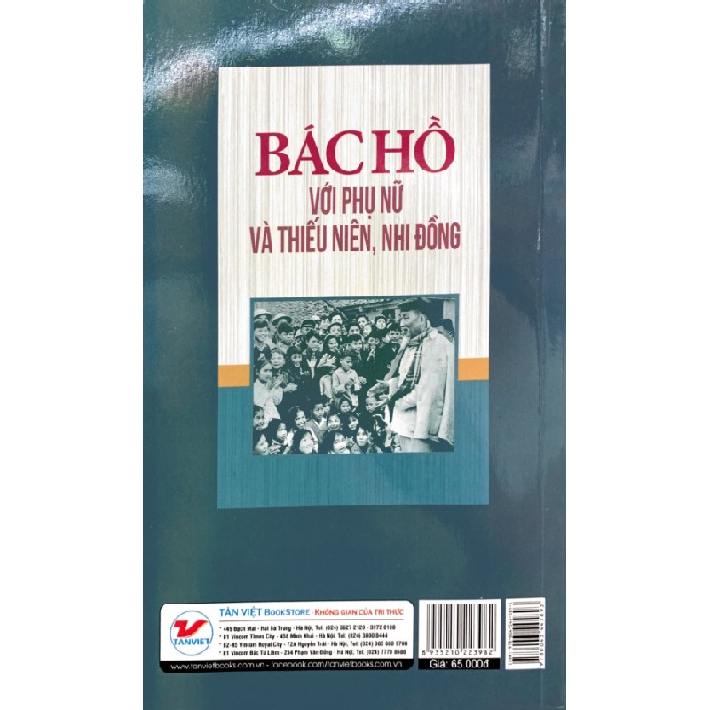 Tủ Sách Bác Hồ - Bác Hồ Với Phụ Nữ Và Thiếu Niên Nhi Đồng - Khánh Linh 74305