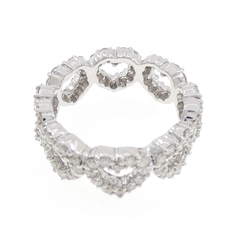 Nhẫn kim cương hình trái tim 750WG 1.55CT - Hàng hiệu chính hãng 847404