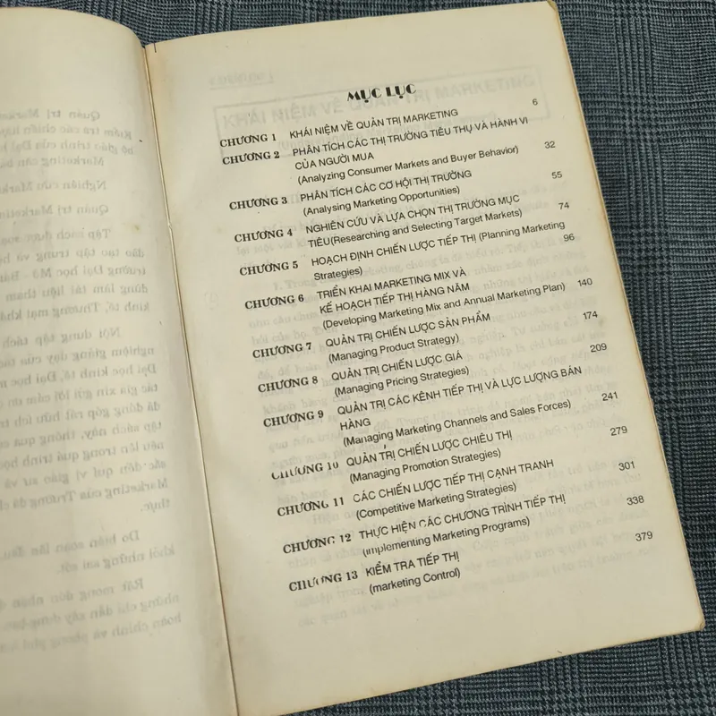 Quản trị Marketing (Marketing Management) - Đại học Mở - Vũ Thế Phú - Năm 1996 606318
