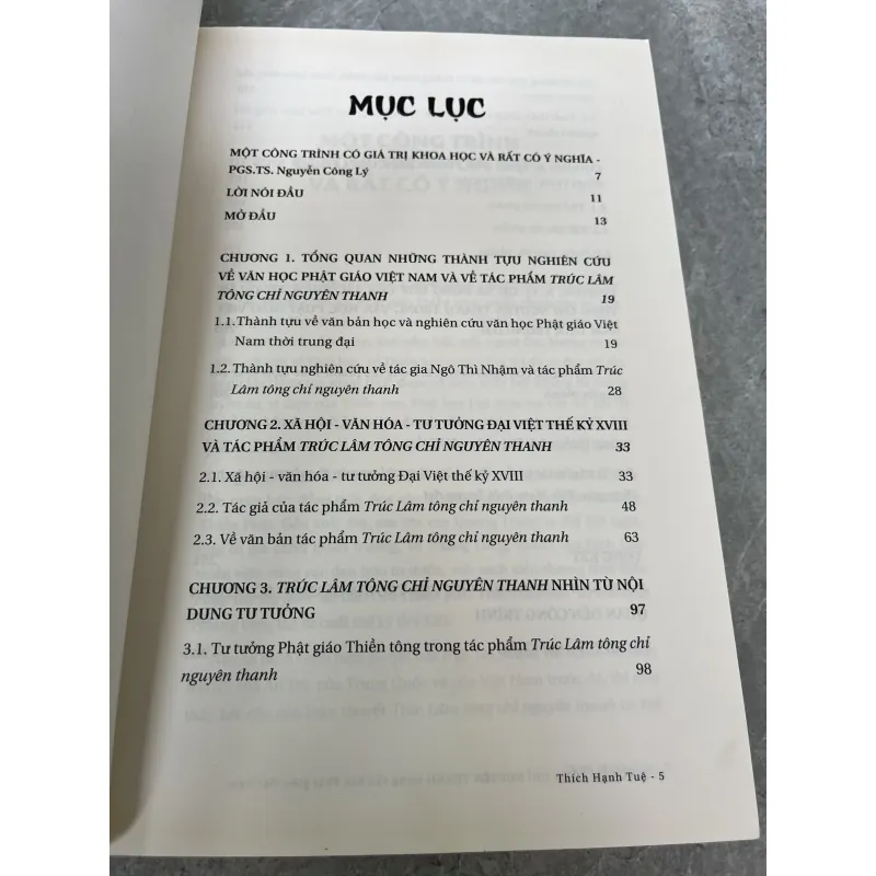 TRÚC LÂM TÔNG CHỈ NGUYÊN THANH - THÍCH HẠNH TUỆ 937154