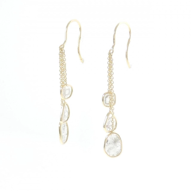 Bông tai kim cương 18KYG - Hàng hiệu Authentic 870903