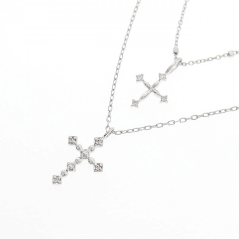 K10WG/K18WG Dây chuyền kim cương 0.06CT - Hàng hiệu Chính hãng 856785