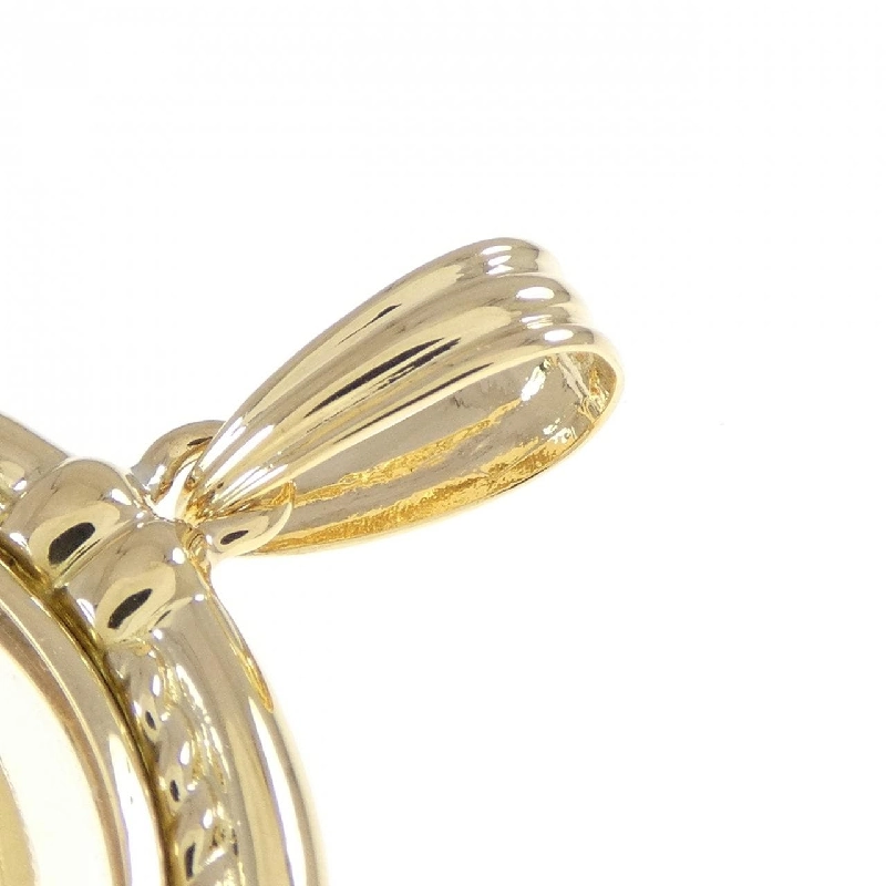 K18YG(枠) Đồng xu Mặt dây chuyền - Hàng hiệu Chính hãng 866125