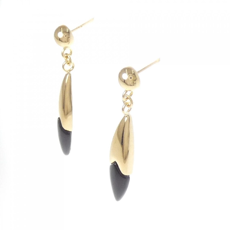 K18YG Onyx Bông tai - Hàng hiệu Chính hãng 872111