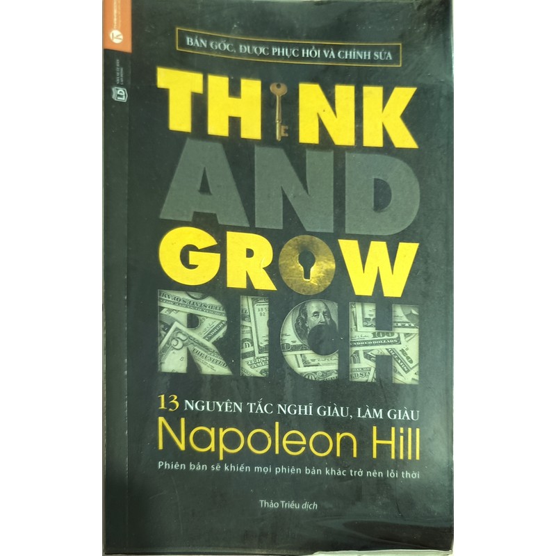 Think and grow rich, Napoleon Hill, mới 90% 69522