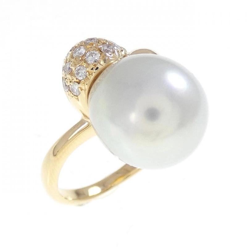 Nhẫn ngọc trai trắng Tasaki - Hàng hiệu Authentic 840148