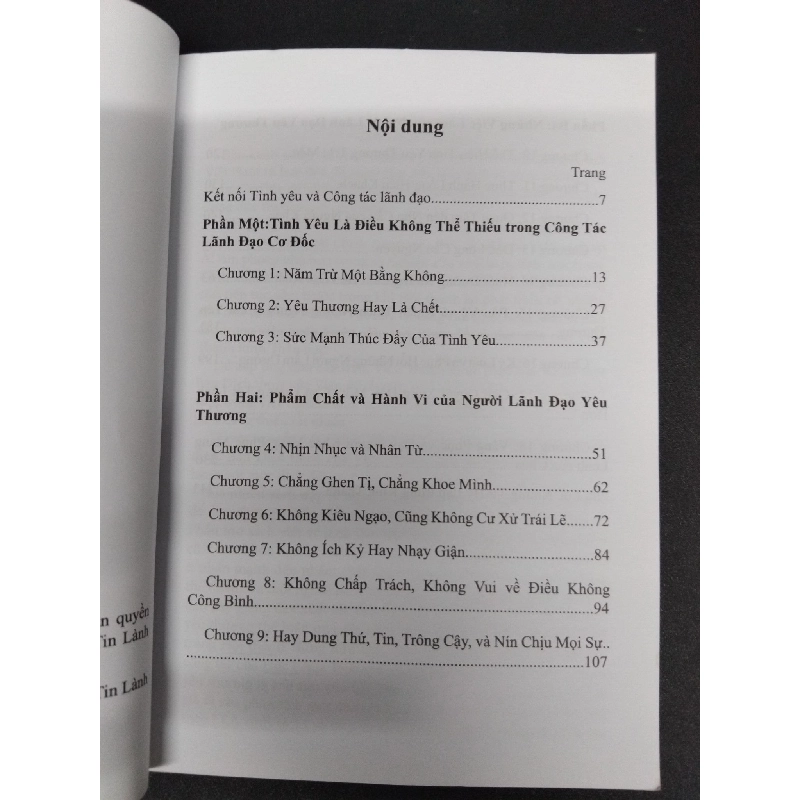 Lãnh đạo bằng tình yêu mới 90% 2018 Hội Thánh tin lành việt nam HCM2207 TÂM LINH - TÔN GIÁO - THIỀN 916430