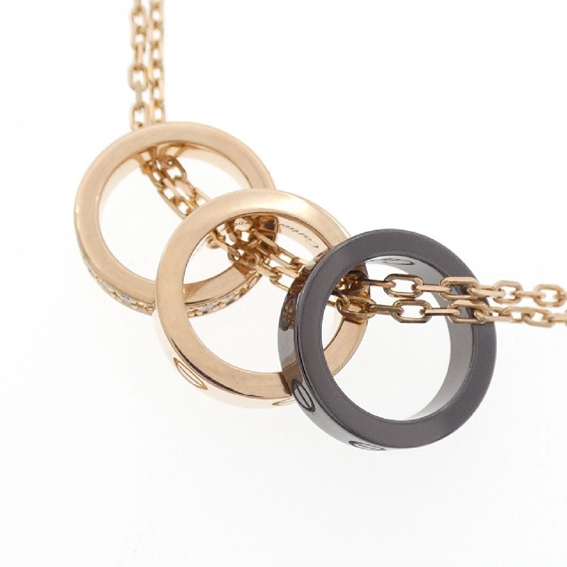 Cartier Love Three Hoop Necklace - Hàng hiệu Authentic 843391