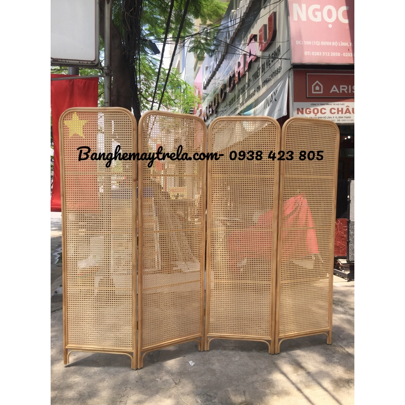 Vách bình phong mây mắt cáo giá rẻ 490293