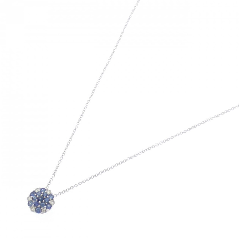 K18WG Sapphire Necklace - Hàng hiệu Authentic 857056