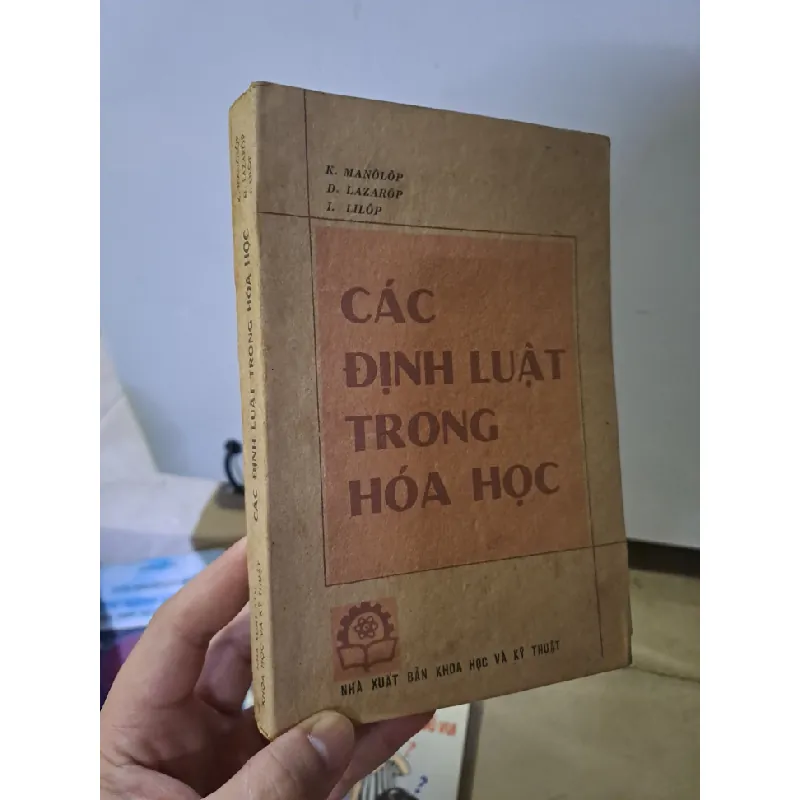 [Sách Cũ SCGR] Các định luật trong hóa học mới 80% ố vàng 1983 HCM0308 GIÁO TRÌNH, CHUYÊN MÔN 684310