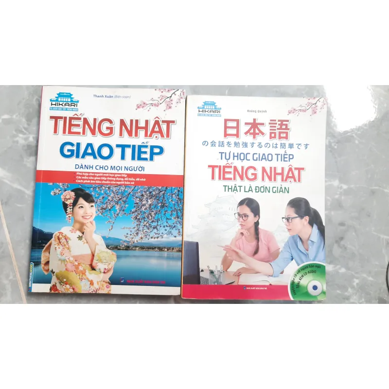 Combo 2 sách học Tiếng Nhật giao tiếp 1036781