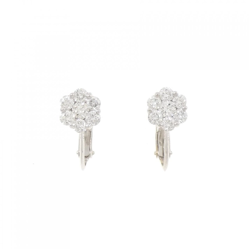 K18WG/PT Bông tai kim cương hoa 1.02CT - Hàng hiệu Chính hãng 874605