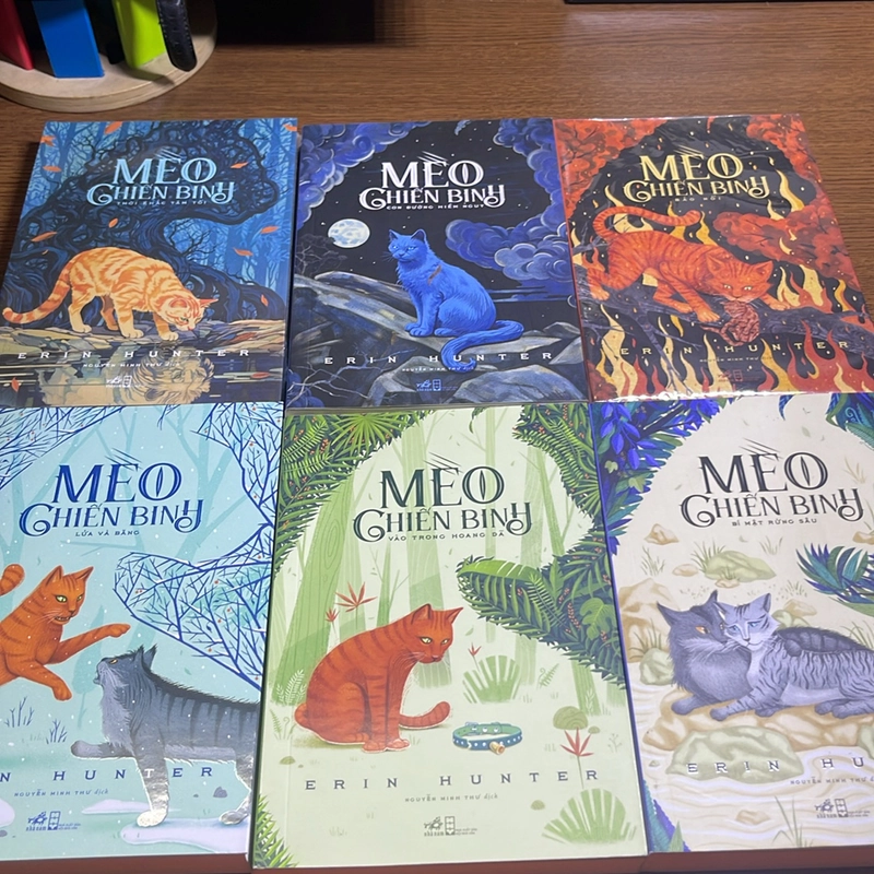 Bộ 6 cuốn Mèo chiến binh Erin Hunter 493465