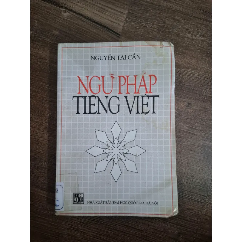 NGỮ PHÁP TIẾNG VIỆT - NGUYỄN TÀI CẨN 719034