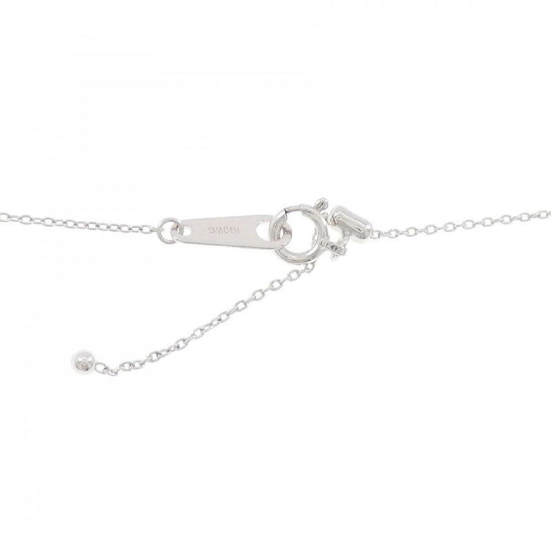 K10WG Mặt dây chuyền kim cương hình trái tim × hoa 0.05CT - Hàng hiệu Chính hãng 860975