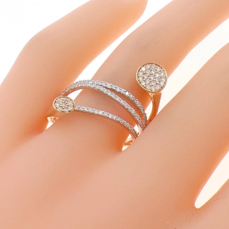 Nhẫn kim cương K18PG/K18WG 0.57CT - Hàng hiệu Chính hãng 851266