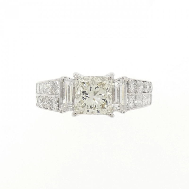 Nhẫn kim cương PT900 1.008CT L SI1 cắt hình fancy - Hàng hiệu Authentic 873992