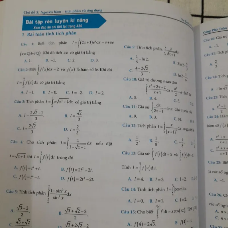 Công phá TOÁN 3- Lớp 12. Luyện thi THPT Quốc gia. Tg GV Ngọc Huyền LB 927261