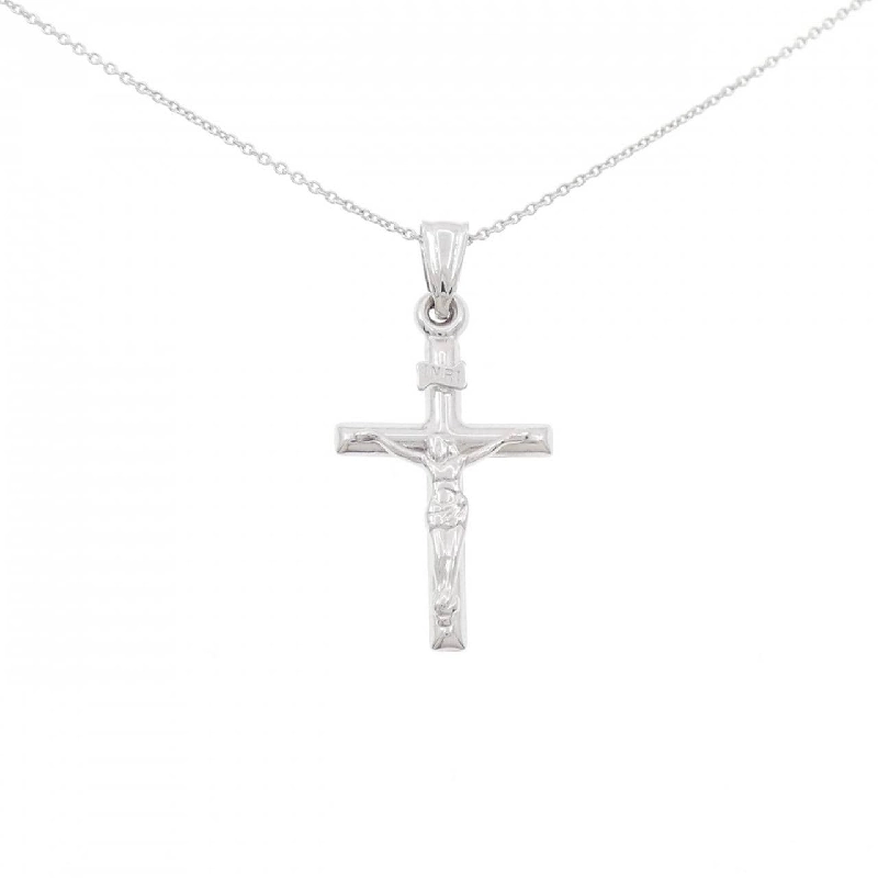 K18WG Dây chuyền hình chữ thập - Hàng hiệu Authentic 859617