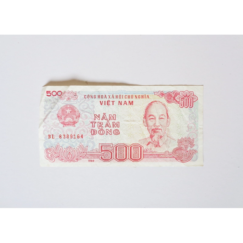 Tờ tiền 500 đồng xưa (BL 8389164) 377492