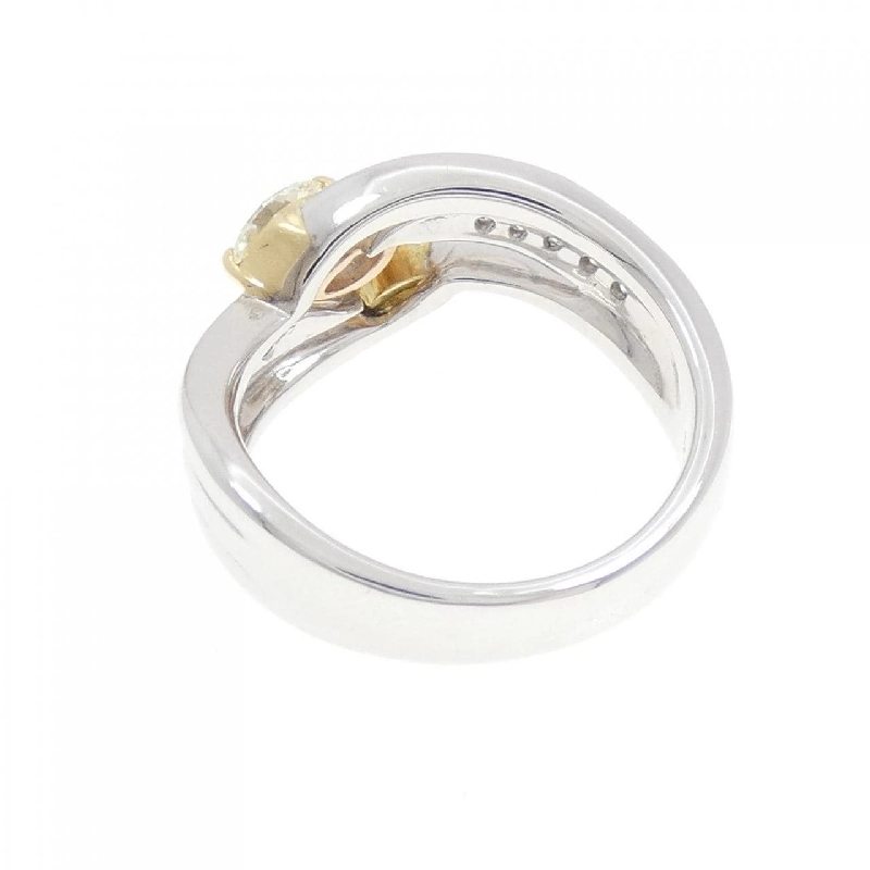 Nhẫn kim cương ba màu K18 0.176CT FLOP VS2 cắt Marquis - Hàng hiệu Chính hãng 873663