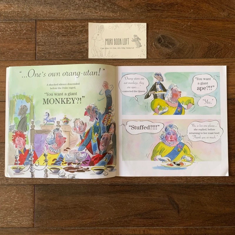 Sách ngoại văn The Queen’s Orang – Utan by David Walliams, Used 400284