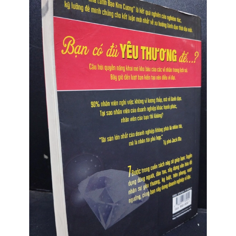 Nhà lãnh đạo kim cương Michelle Nguyen 2019 mới 80% bìa sách trầy HCM1805 quản lý 914332