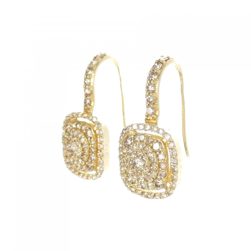 K18YG Bông tai kim cương 0.80CT - Hàng hiệu Chính hãng 864392