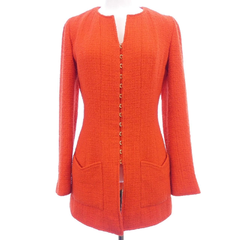 CHANEL P08262V04999 96A Áo khoác không cổ - Hàng hiệu Authentic 818010