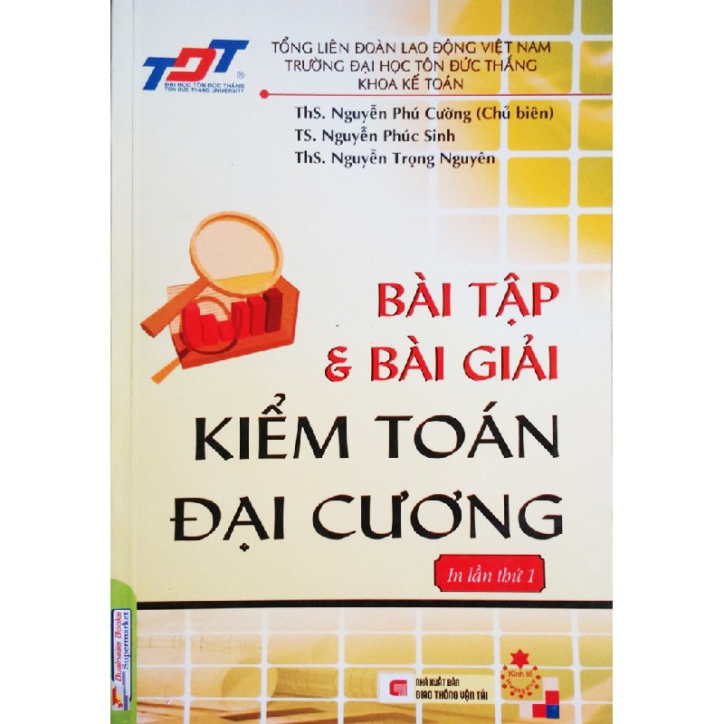 Bài Tập Và Bài Giải Kiểm Toán Đại Cương 8166