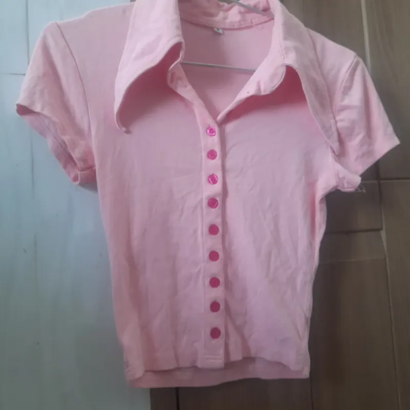 Croptop màu hồng size S 925545