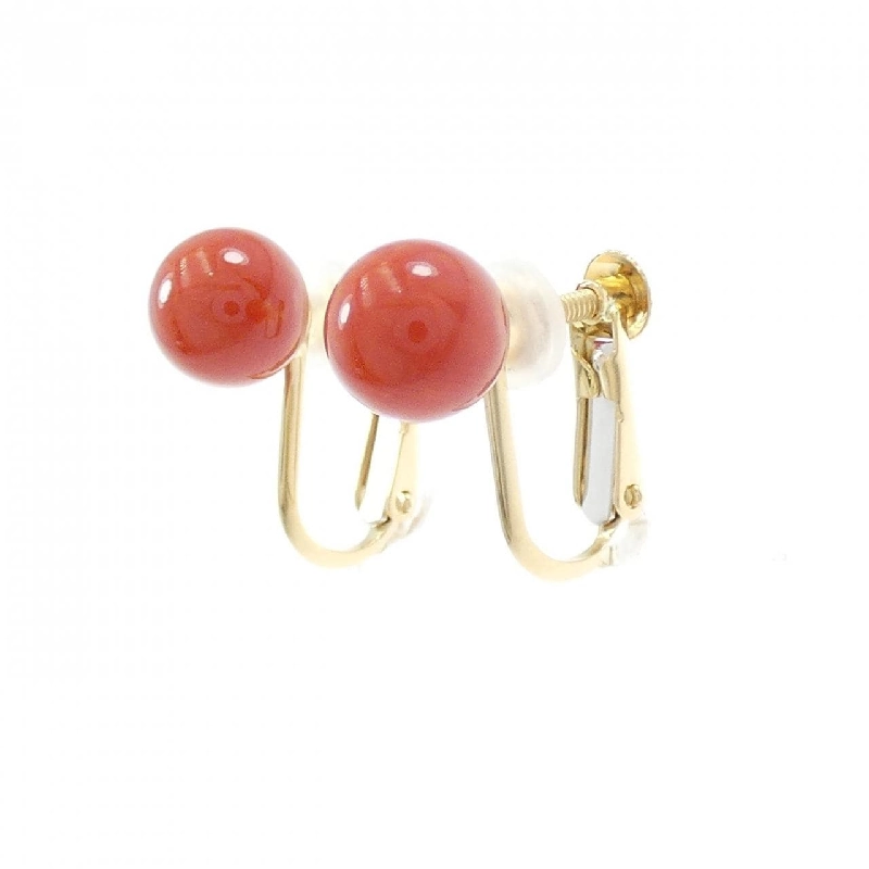 Bông tai san hô K18YG - Hàng hiệu chính hãng 872319