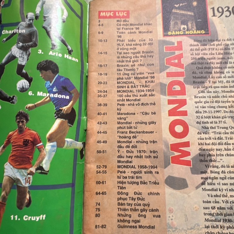 Mondial 1930- 1998. Tư liệu hình ảnh chưa được công bố 442180