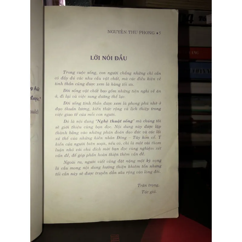 Nghệ thuật sống - Nguyễn Thu Phong 993305