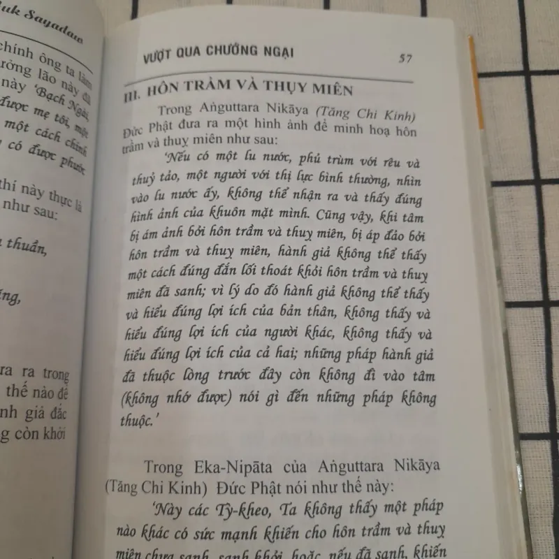 Sách Phật Giáo Nguyên Thủy- VƯỢT QUA CHƯỚNG NGẠI. AUK SAYADAW. ND Tỳ Kheo Pháp Thông 574916