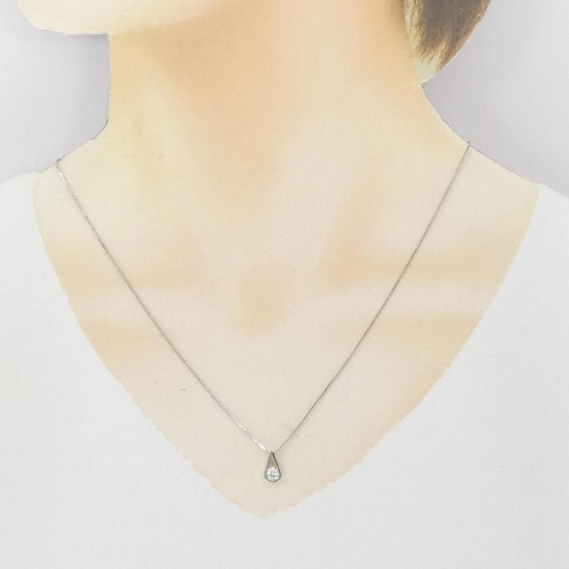 K18WG Dây chuyền kim cương 0.208CT - Hàng hiệu Chính hãng 859541