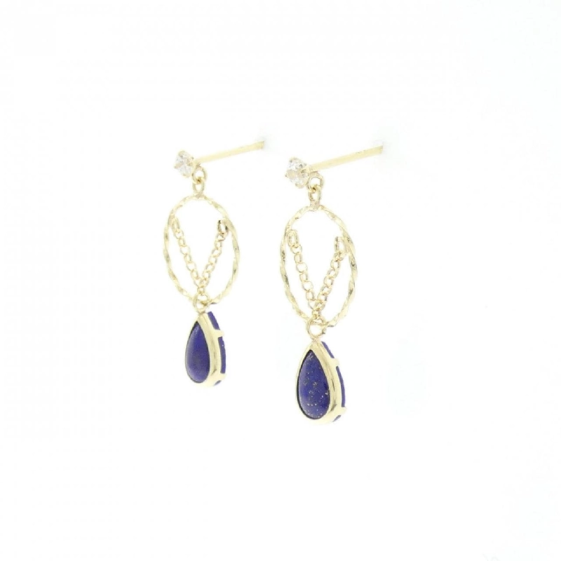 K14YG Lapis Lazuli Bông tai - Hàng hiệu Chính hãng 875902