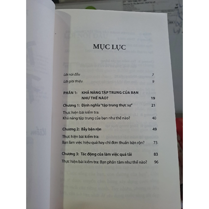 Real Focus kiểm soát và bắt đầu cuộc sống bạn mong muốn mới 90% 2019 HCM2308 KỸ NĂNG 920389