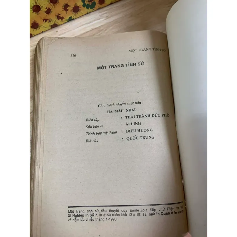 Một Trang Tình Sử - Emile Zola 927944