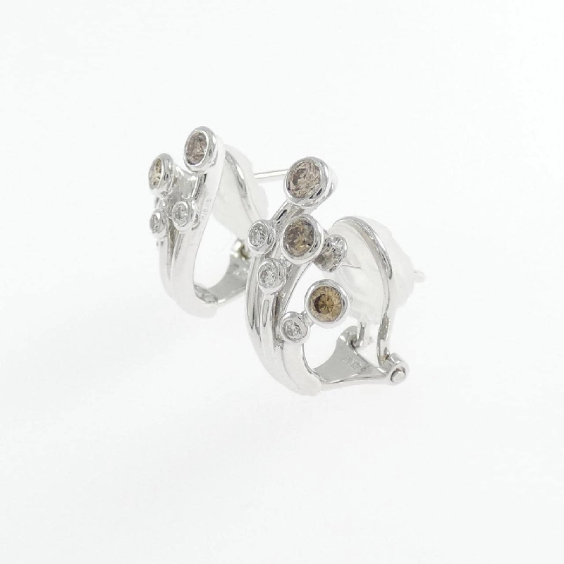 K18WG/K14WG Bông tai kim cương - Hàng hiệu Authentic 869764