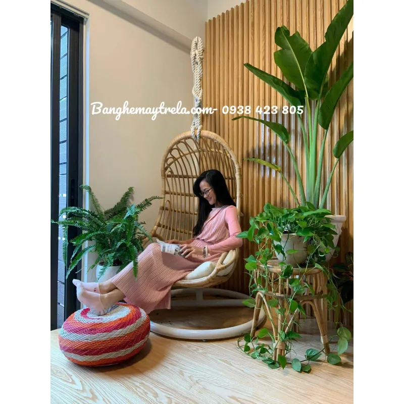 Xích đu đơn mây tự nhiên 701704