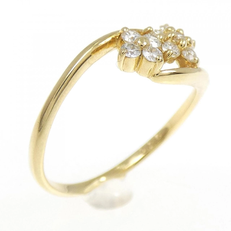 Nhẫn kim cương hoa K18YG 0.20CT - Hàng hiệu Authentic 856118