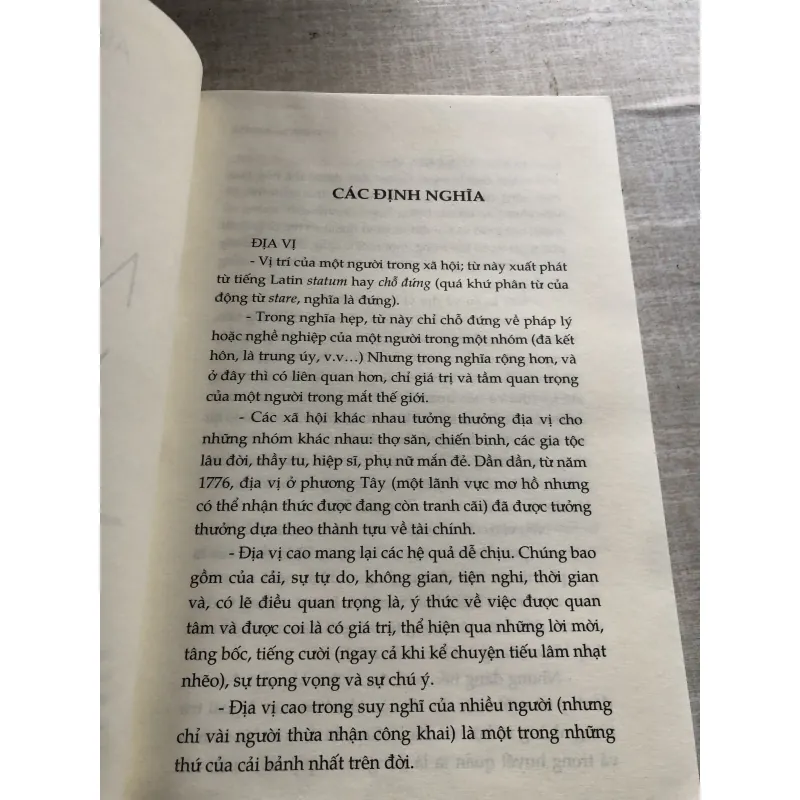 Nỗi lo âu về địa vị 786839