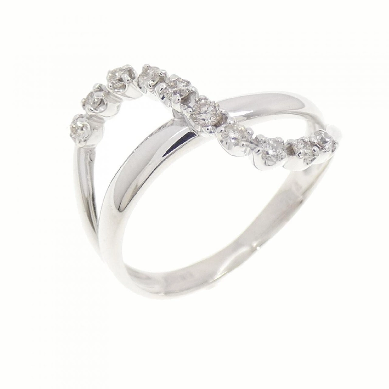 Nhẫn kim cương K18WG 0.14CT 670068