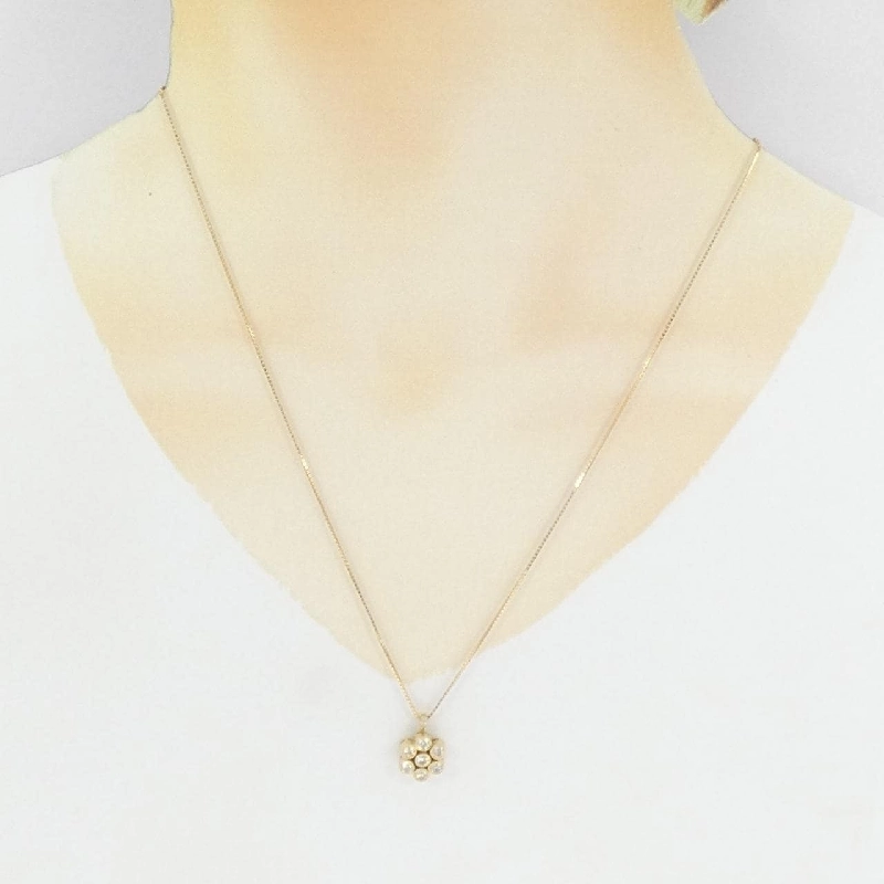 K18YG 2WAY Dây chuyền kim cương 0.50CT - Hàng hiệu Chính hãng 848396